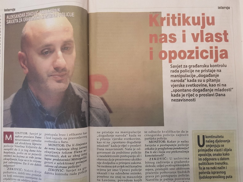 MONITOR INTERVJU: SAVJET POTVRDIO ISPRAVAN LJUDSKOPRAVAŠKI PUT